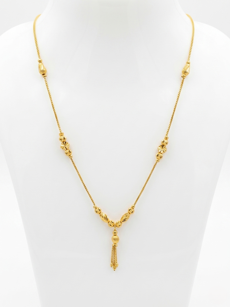 Elegant Gold-Plated Imitation Pendant Necklace for Women