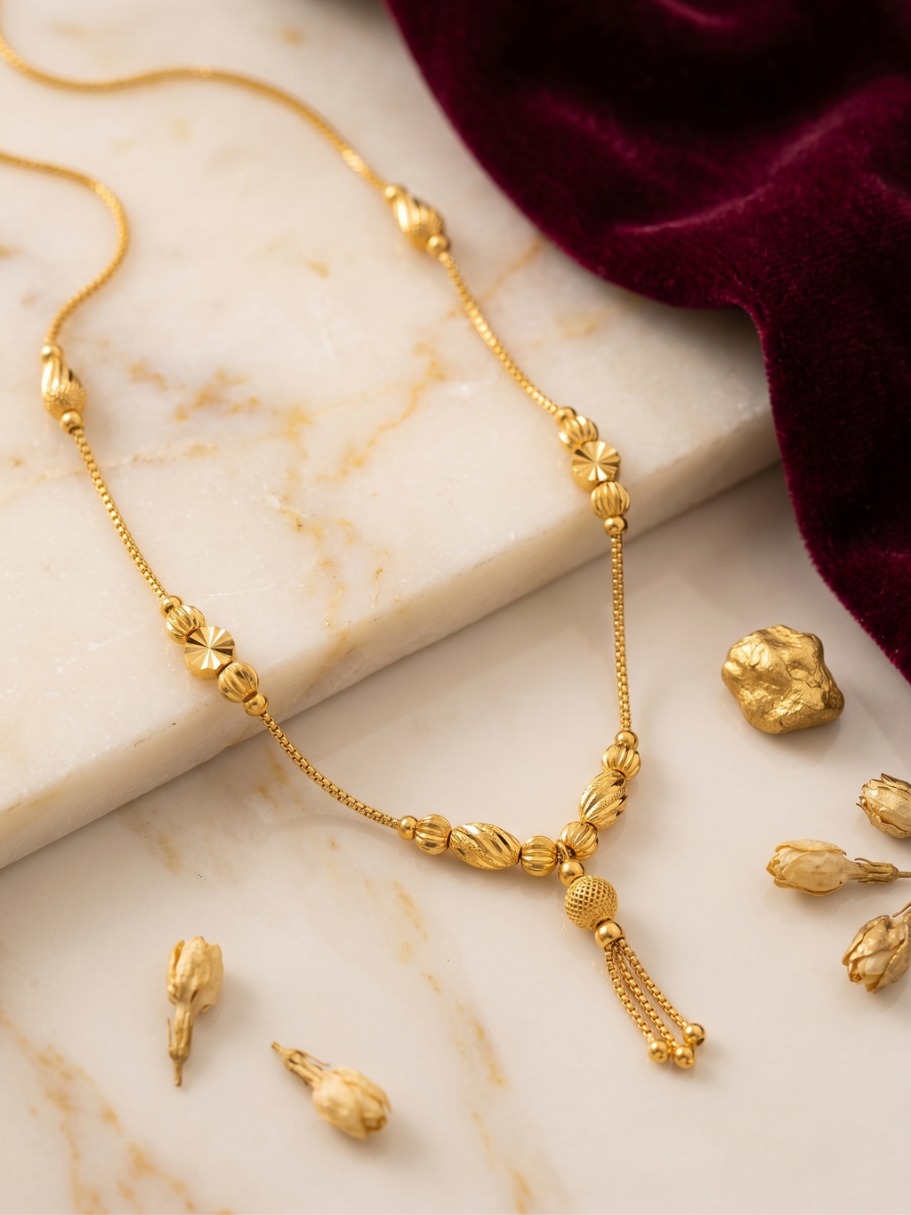 Elegant Gold-Plated Imitation Pendant Necklace for Women