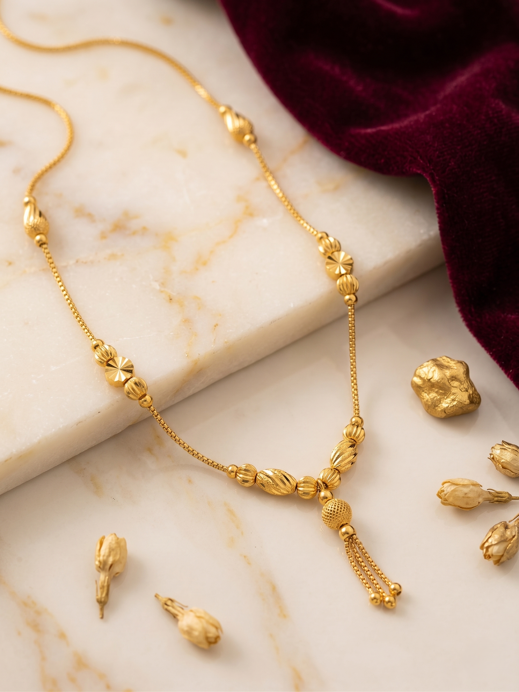 Elegant Gold-Plated Imitation Pendant Necklace for Women